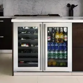 a U-Line appliance in a home kitchen